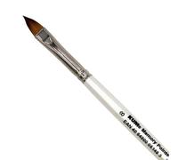 KUM - Pinceau aquarelle Memory Point en forme de langue de chat, taille 8 | Pinceaux pour artistes, matériel artistique pour l'aquarelle et la peinture à l'eau