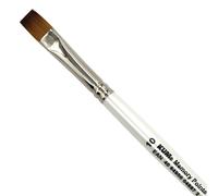 KUM - Pinceau Aquarelle Memory Point Plat, Taille 10 | Pinceaux pour artistes, matériel artistique pour l'aquarelle et la peinture à l'eau