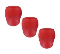 KUM - Taille-crayon avec récipient Pencil Pal M2, rouge, lot de 3 | Taille-crayon à double réservoir pour crayons à mine et crayons de couleur, idéal pour l'école, le bureau et la maison
