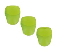 KUM - Taille-crayon avec récipient Pencil Pal M2, vert, lot de 3 | Taille-crayon à double réservoir pour crayons à mine et crayons de couleur, idéal pour l'école, le bureau et la maison