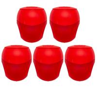KUM - Taille-crayon avec réservoir Pencil Pal K1, rouge, lot de 5 | Taille-crayons à réservoir pour crayons à mine et crayons de couleur, idéal pour l'école, le bureau et la maison