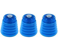 KUM - Taille-crayon avec réservoir Softie 221 M1, bleu, lot de 3
