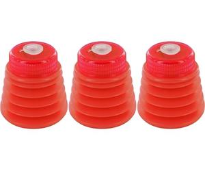 KUM - Taille-crayon avec réservoir Softie 221 M1, rouge, lot de 3