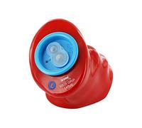 KUM - Taille-crayon double ergonomique Medi Grip Lefty en magnésium | Taille-crayons double avec boîtier pour gauchers, idéal pour les crayons à mine et les crayons de couleur