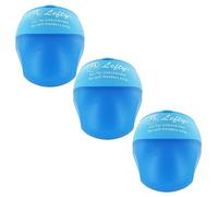 KUM - Taille-crayon pour gauchers Buddy, bleu, lot de 3 | Taille-crayons avec récipient pour gauchers, idéal pour les crayons à mine et les crayons de couleur
