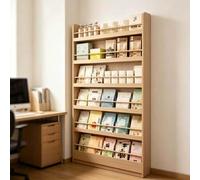 kumamart Étagère cosmétique inclinée à plusieurs niveaux en bois (largeur : 70 cm)