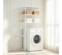 kumamart Meuble au-Dessus Lave-Linge, Étagère Rangement Buanderie 3 Niveaux