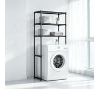 kumamart Meuble au-Dessus Lave-Linge, Étagère Rangement Buanderie 3 Niveaux