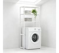 kumamart Meuble au-Dessus Lave-Linge, Étagère Rangement Buanderie 3 Niveaux