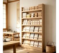 kumamart Organisateur de Livres d'images derrière la Porte, étagère d'affichage en Bois Mince