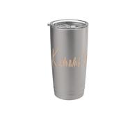 Kumamoto Japan - Design vintage et élégant Gobelet isotherme en acier inoxydable double paroi