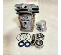 KUMEKA MS391 Kit de piston cylindrique 49 mm avec roulements et joints d'huile pour tronçonneuse Stih-L MS391 Remplace les pièces de tronçonneuse 1140 020 1204