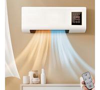 KUMIAO Mini climatiseur mural avec télécommande - Climatiseur portable pour chambre à coucher, salon, bureau - Design compact (L x l x H) : 55 x 24 x 12 cm