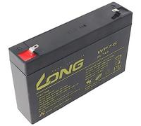 Kung long wp7-6 Batterie au plomb 6 V 7 Ah, Faston 6,3 mm