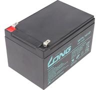 Kung Long WPL12-12 F2 Longlife Accumulateur plomb/vlies, 12Volt, 12Ah avec connexion Faston 6,3mm