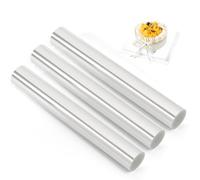 Kunoli 3 rouleaux de film pour bordure de gâteau | Rouleau de cercle à gâteau transparent en acétate de 20 cm de haut pour gâteau, chocolat, mousse, gâteau, anneaux à dessert