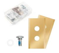 Kunoli 48 lames de rechange compatibles pour robots Mammotion Luba et Yuka | 48 pièces, lames de rechange durables avec vis et rondelles pour robots Mammotion Luba et Yuka, séries compatibles