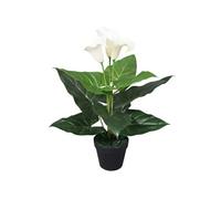 vidaXL Lis Calla artificiel avec pot