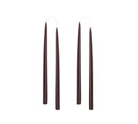 Kunstindustrien® Bougies coniques, fabriquées au Danemark, 42 couleurs disponibles, bougies de dîner sans goutte et sans fumée, bougies de table longue durée de combustion 15 heures