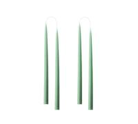 Kunstindustrien® Bougies coniques, fabriquées au Danemark, 42 couleurs disponibles, bougies de dîner sans gouttes et sans fumée, bougie longue durée de combustion 15 heures, bougie non parfumée