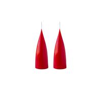 Kunstindustrien® Bougies en forme de cône, fabriquées au Danemark, 43 couleurs disponibles, bougies pilier sans gouttes et sans fumée, bougies longue durée de 15 heures, bougies non parfumées coffret