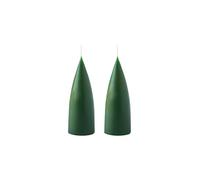 Kunstindustrien® Bougies en forme de cône, fabriquées au Danemark, 43 couleurs disponibles, bougies pilier sans gouttes et sans fumée, bougies à combustion longue de 15 heures, bougies non parfumées