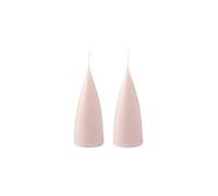 Kunstindustrien® Lot de 2 bougies en forme de cône, fabriquées au Danemark, 43 couleurs disponibles, bougies piliers sans gouttes et sans fumée, bougies longue durée de combustion de 15 heures,