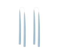 Kunstindustrien® Lot de 4 bougies coniques, fabriquées au Danemark, 42 couleurs disponibles, sans gouttes et sans fumée, bougies de table longue durée de combustion de 15 heures, bougies non parfumées
