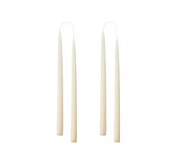 Kunstindustrien® Lot de 4 bougies coniques, fabriquées au Danemark, 42 couleurs disponibles, sans gouttes et sans fumée, bougies de table longue durée de combustion de 15 heures, sans parfum, coffret
