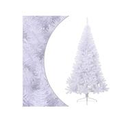 VidaXL Sapin de Noël Demi Artificiel - Blanc - 240 cm