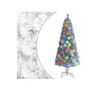 vidaXL Arbre de Noël pré-éclairé - 240 cm - Fibre optique