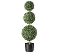 Kunstplant Buxus - Ensemble de 2 pièces, hauteur de 914 mm - Facile d'entretien, idéal pour l'intérieur et l'extérieur