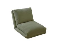 KUNYOS Canapé Paresseux Ferme, Chaise Simple inclinable et Amovible, Lavable, Petite Taille, Salon, Chambre à Coucher, Petit canapé-lit Pliable(Single Green)