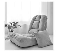 KUNYOS Canapé Paresseux Pliant, Hiver, Maison, Chambre à Coucher, Salon, Chaise Longue, Dossier réglable, Balcon, Baie vitrée, Loisirs Simple(Light Gray 02)