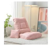 KUNYOS Canapé Paresseux Pliant, Hiver, Maison, Chambre à Coucher, Salon, Chaise Longue, Dossier réglable, Balcon, Baie vitrée, Loisirs Simple(Pink 01)