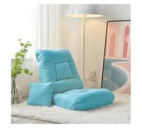 KUNYOS Canapé Paresseux Pliant, Hiver, Maison, Chambre à Coucher, Salon, Chaise Longue, Dossier réglable, Balcon, Baie vitrée, Loisirs Simple(Sky Blue 01)