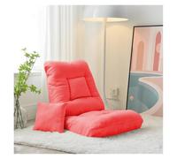KUNYOS Canapé Paresseux Pliant, Hiver, Maison, Chambre à Coucher, Salon, Chaise Longue, Dossier réglable, Balcon, Baie vitrée, Loisirs Simple(Orange 01)
