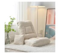 KUNYOS Canapé Paresseux Pliant, Hiver, Maison, Chambre à Coucher, Salon, Chaise Longue, Dossier réglable, Balcon, Baie vitrée, Loisirs Simple(Beige 01)