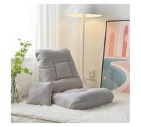 KUNYOS Canapé Paresseux Pliant, Hiver, Maison, Chambre à Coucher, Salon, Chaise Longue, Dossier réglable, Balcon, Baie vitrée, Loisirs Simple(Light Gray 01)
