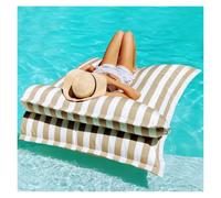 KUNYOS Housse de Pouf Flottant for Piscine, Chaise Longue d'extérieur, canapé-lit(Khaki,S-70x180cm-cover)