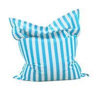 KUNYOS Housse de Pouf Flottante carrée for Piscine, 6 Pieds, sans Remplissage, for l'extérieur, la Plage, Le Jardin, Le Salon, Le canapé-lit(Sky Blue-Stripe)