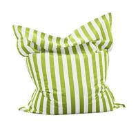 KUNYOS Housse de Pouf Flottante carrée for Piscine, 6 Pieds, sans Remplissage, for l'extérieur, la Plage, Le Jardin, Le Salon, Le canapé-lit(Light Green-Stripe)