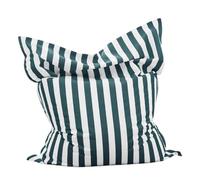 KUNYOS Housse de Pouf Flottante carrée for Piscine, 6 Pieds, sans Remplissage, for l'extérieur, la Plage, Le Jardin, Le Salon, Le canapé-lit(Dark Green-Stripe)