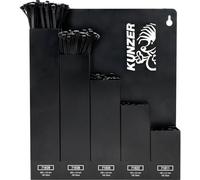Kunzer 7KBS500 Assortiment de serre-câbles 100 mm, 150 mm, 200 mm, 300 mm, 360 mm noir 500 pc(s)