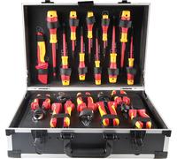 Kunzer VDE Ensemble D'Outils, 43 Pièces Dans Une Mallette En Aluminium 7VDE43