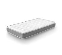 Kuo Baby - Matelas Baloo Plus | Réversible 2 Faces pour Bébé | Anti-Acariens | Fibres Naturelles Respirantes | pour Nouveau-né et Bébé +8 kg, 137 x 67 cm, Mousse à Mémoire de Forme