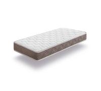 KUO Baby - Matelas Mowgli pour Berceau | Fibre de Coco hypoallergénique | Ressorts Bonnell | Très Respirant | Oeko-Tex 100 | Blanc, 117 x 57 cm