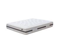 Kuo Dream | Matelas BIO NATUR | Rembourrage en coton naturel et tissu bambou | Renfort lombaire en Latex | 135 x 200 cm