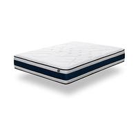 KUO Dream - Matelas Memory Cell Plus | Épaisseur 30cm | Viscogel Titanium avec Renfort Lombaire | 140 x 200 cm, Blanc