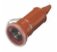 Kupplung Schuko 10842 16A2P+E 230V orange IP44 - 2-polig (10842)